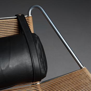 HANS J WEGNER, fåtölj, "Flag Halyard/Snørestolen" modell "GE 225" för Getama, Danmark.