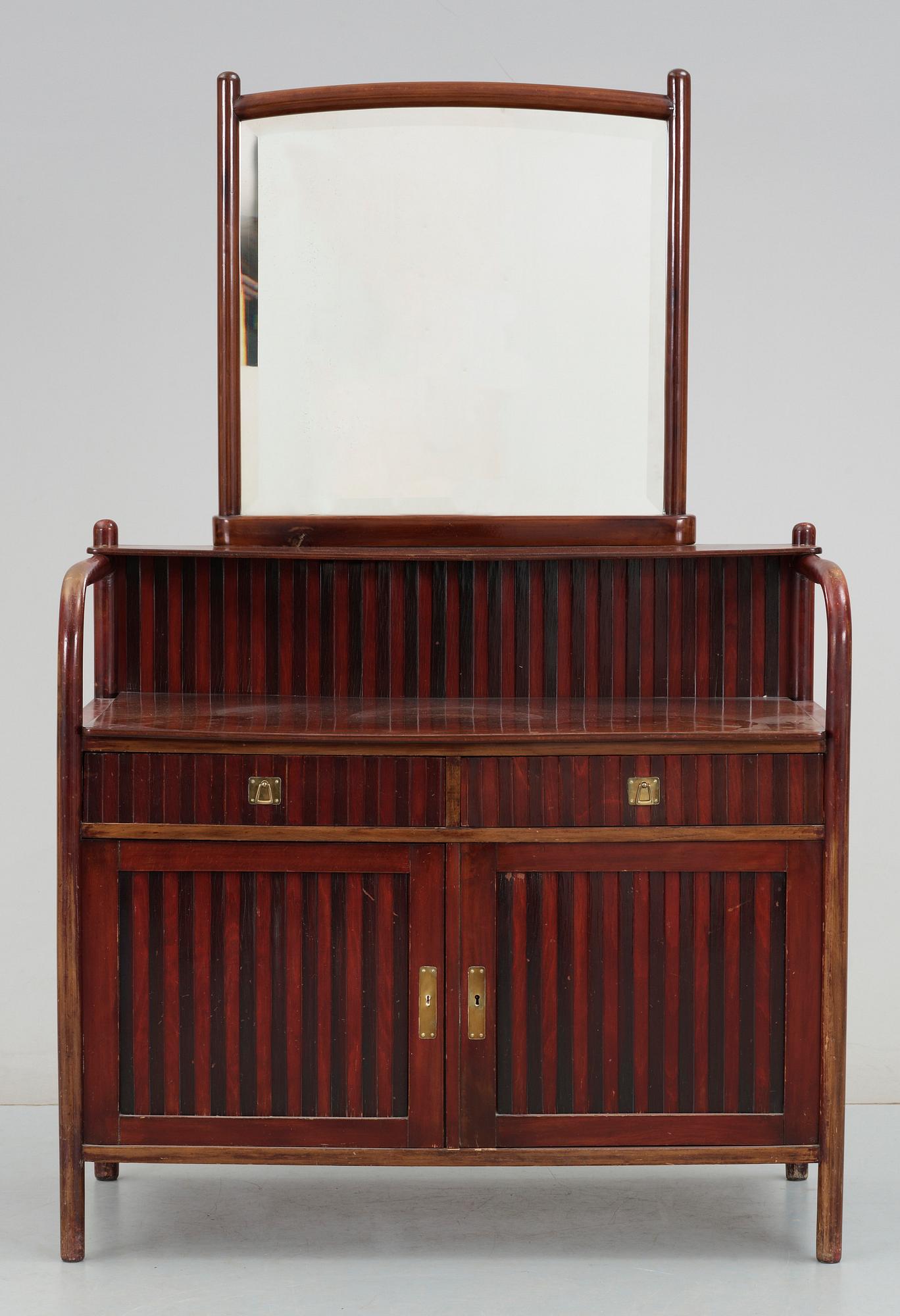 TOILETTBORD, etikettmärkt Jacob & Josef Kohn, Wien, Österrike, 1900-talets första decennier.