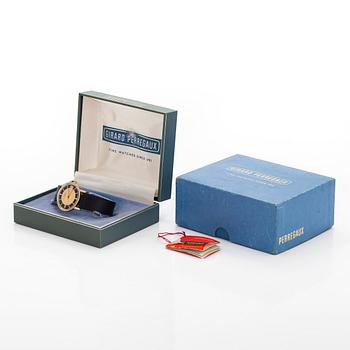 Girard Perregaux, rannekello, 32,5 mm, kullattu, automaattinen, pleksilasi.