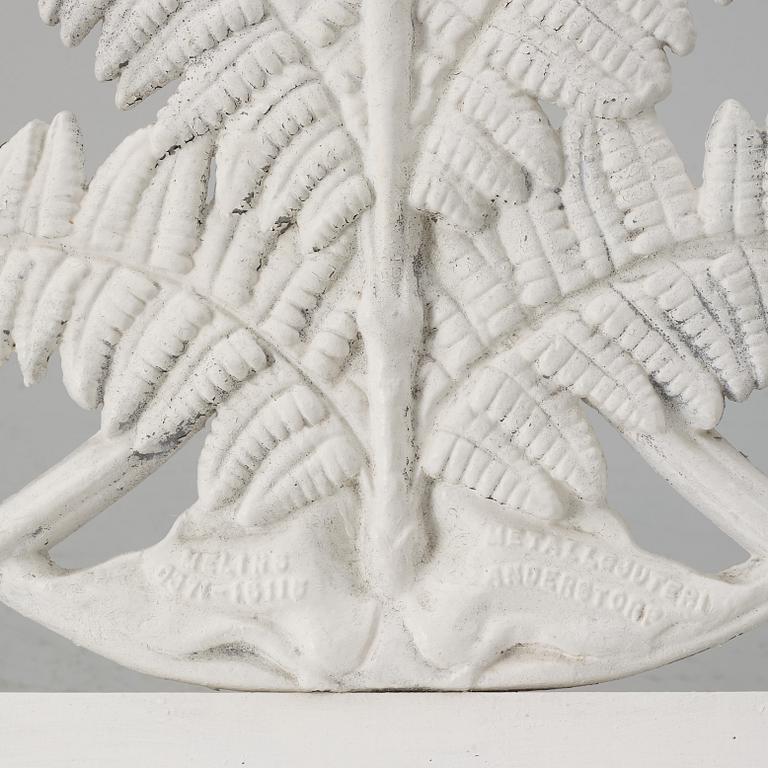 A garden sofa, Melins Metallgjuteri, Anderstorp, later part of the 20th century.