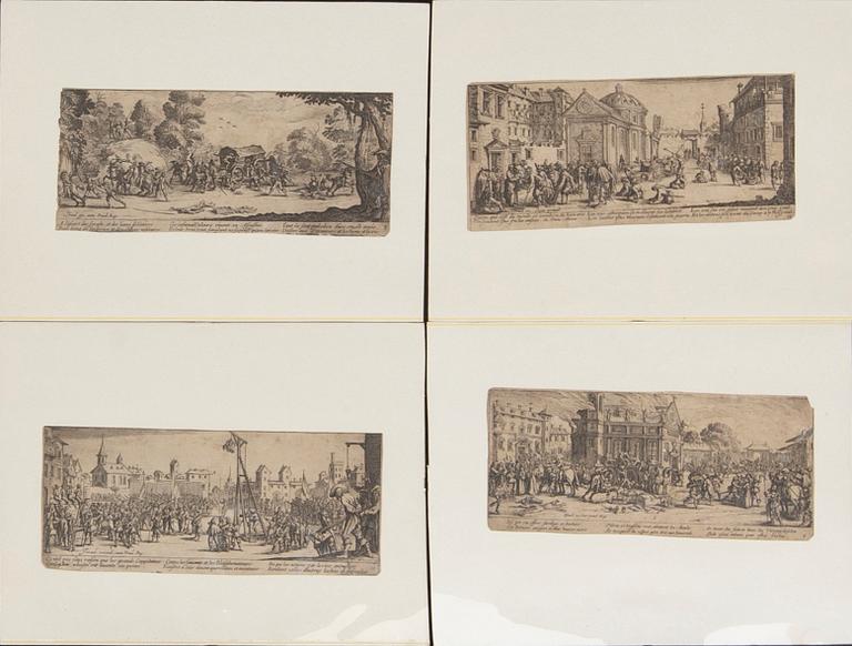 Jacques Callot, 9 etchings, Paris 1633,