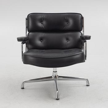 Charles & Ray Eames, a "Lobby Chair ES 108" armchair, Vitra, contemporary.