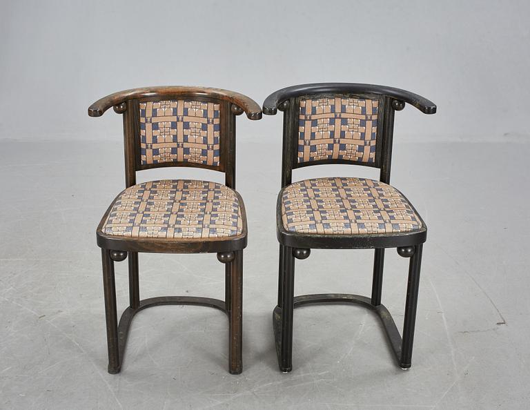 STOLAR, ett par, "Fladdermus", Josef Hoffmann, Wittmann.