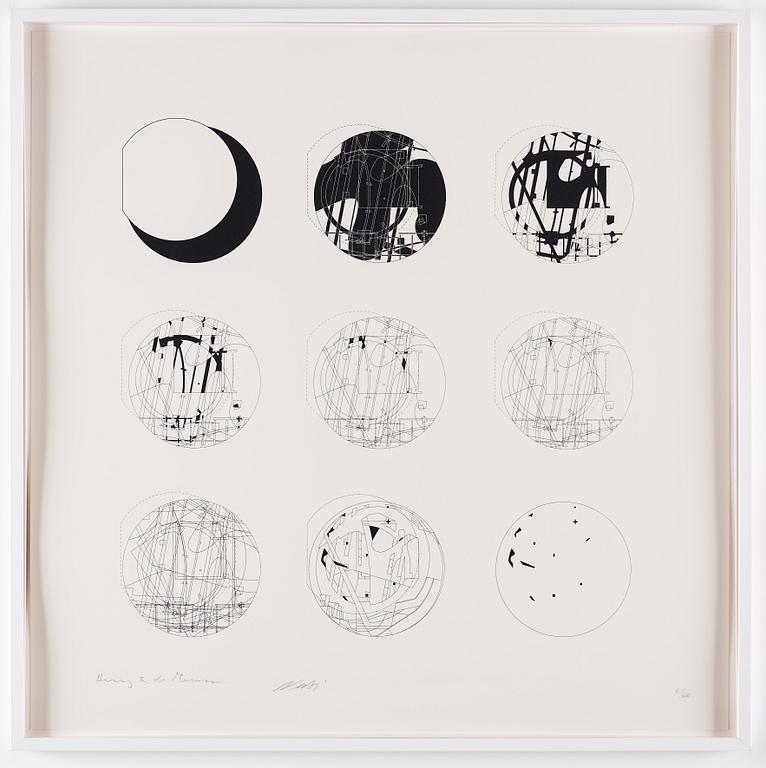 AI WEIWEI, signerad i blyerts Ai Weiwei och Herzog & de Meuron, screenprint, numrerad 71/200.