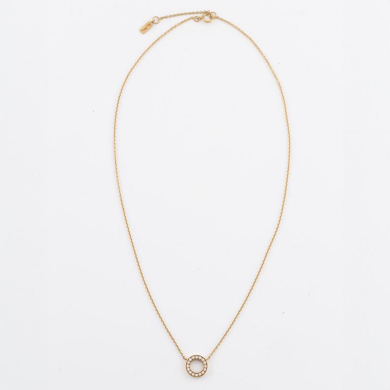 Efva Attling, Necklace, 18K gold with brilliant-cut diamonds.
