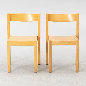 Axel Larsson, chairs, 8 pcs, Balzar Beskow, mid-20th century.