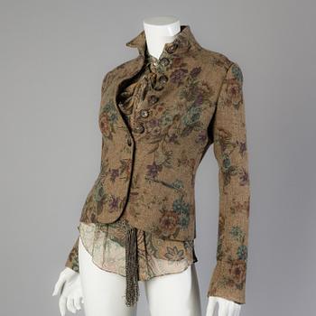 Jacket and blouse by Ralph Lauren.