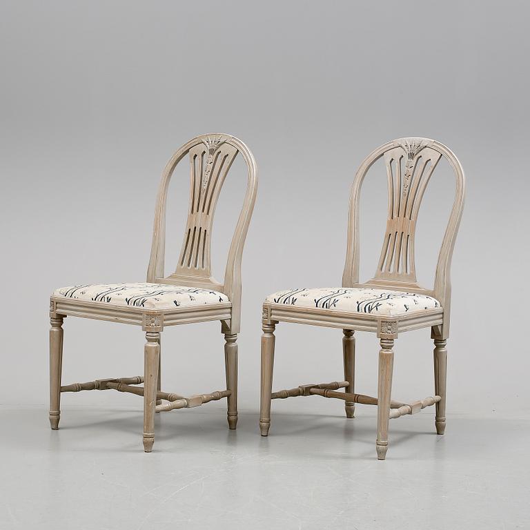 STOLAR, 6st, gustaviansk stil, 1900-tal.