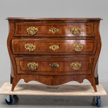 a mid 1700's rococo chest of drawers.