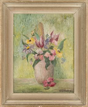 Arvid Broms, Flowers in a vase.