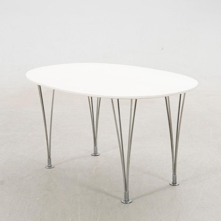 Bruno Mathsson & Piet Hein, coffee table, "Superellipse".