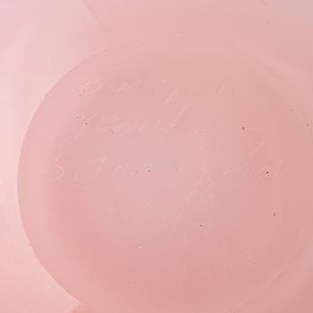 Skålar, glas, 5 st, bland annat Venini och Orrefors, 1900-talets andra hälft.