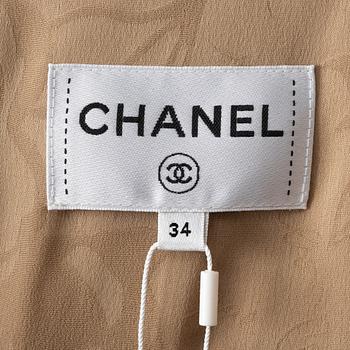 Chanel, klänning, "Georgette crepe", fransk storlek 34.