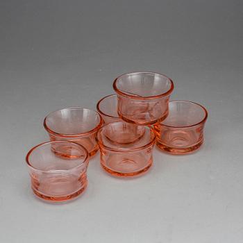 GLAS, 6 st, Erik Höglund, signerade och daterade 1992.