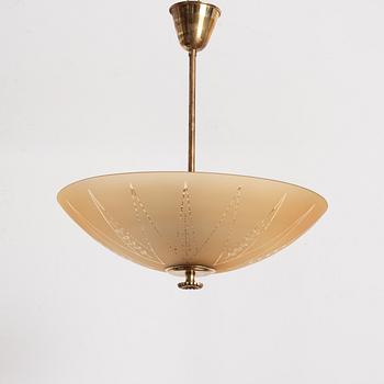 Bertil Brisborg, a ceiling lamp, variant of model "31020/1890", Nordiska Kompaniet, 1940s.