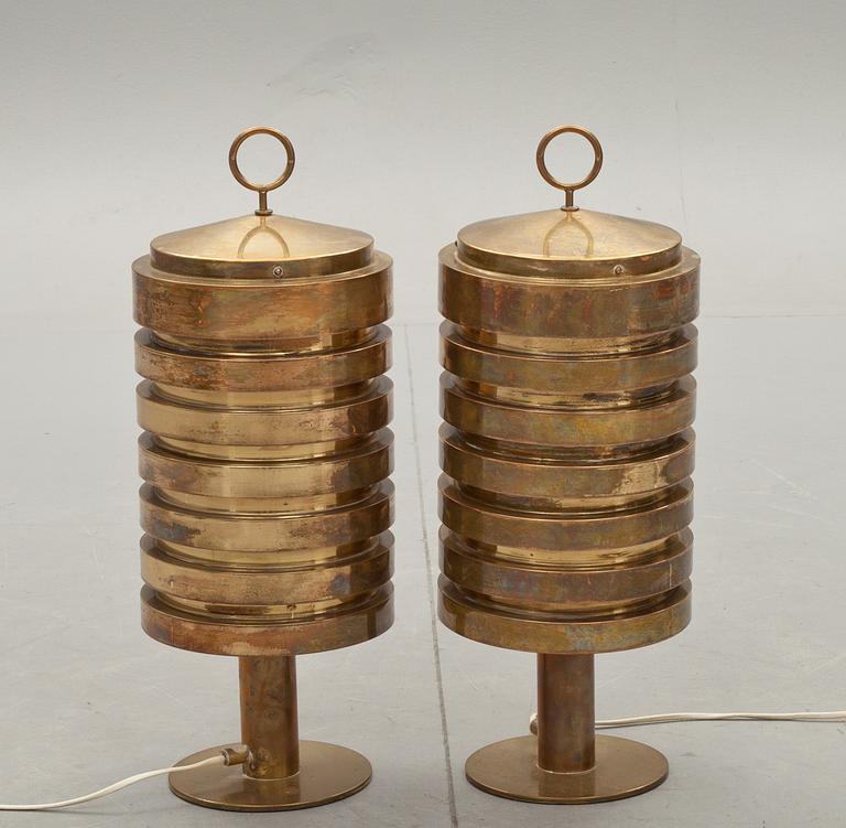 BORDSLAMPOR, ett par, Hans Agne Jakobsson, Markaryd.