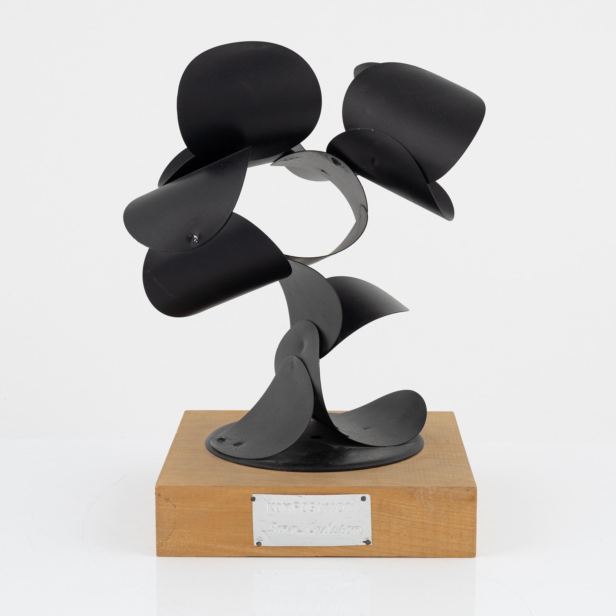 Sven Carlsson, a metal sculpture.