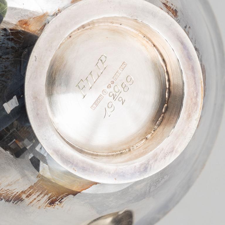 Parti silver, 6 delar, bl.a. C.G. Hallberg & GAB.
