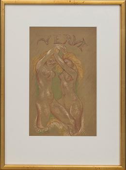 ARISTIDE MAILLOL, lithograph in colours signed in print.