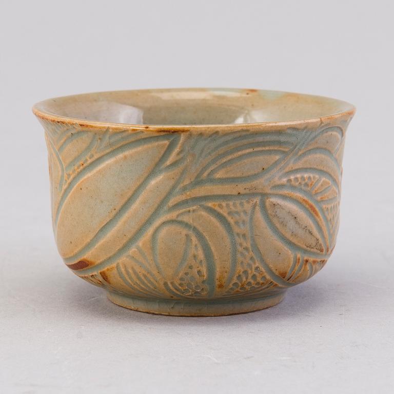 AXEL SALTO, a stoneware bowl signed Salto. Royal Copenhagen Denmark.