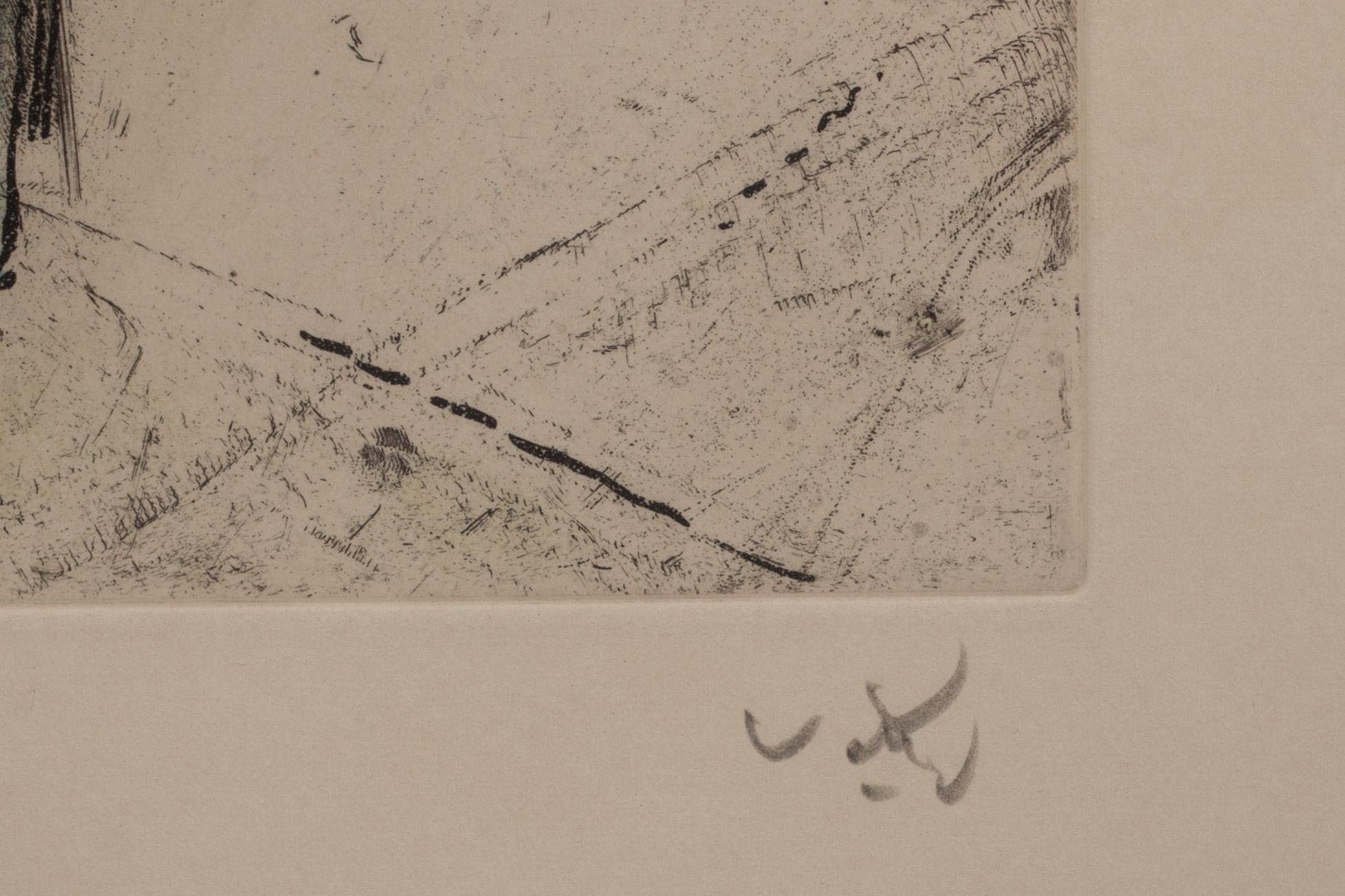ROBERTO MATTA, färgetsning, signerad o numrerad 36/100.