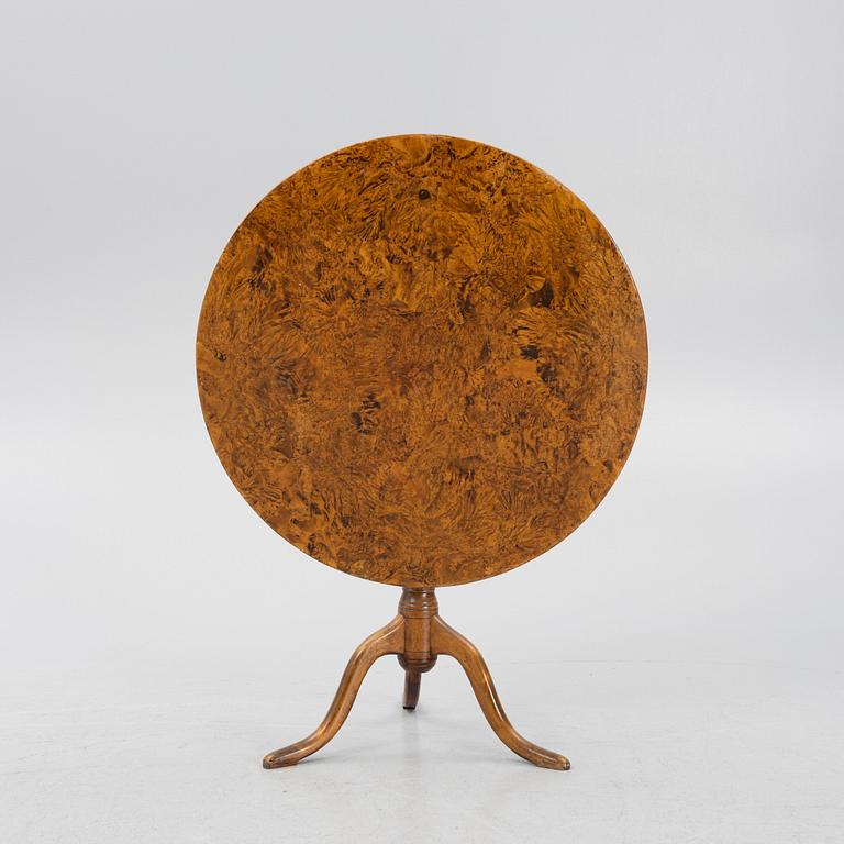 Fällbord, Mälardalen, omkring år 1800.