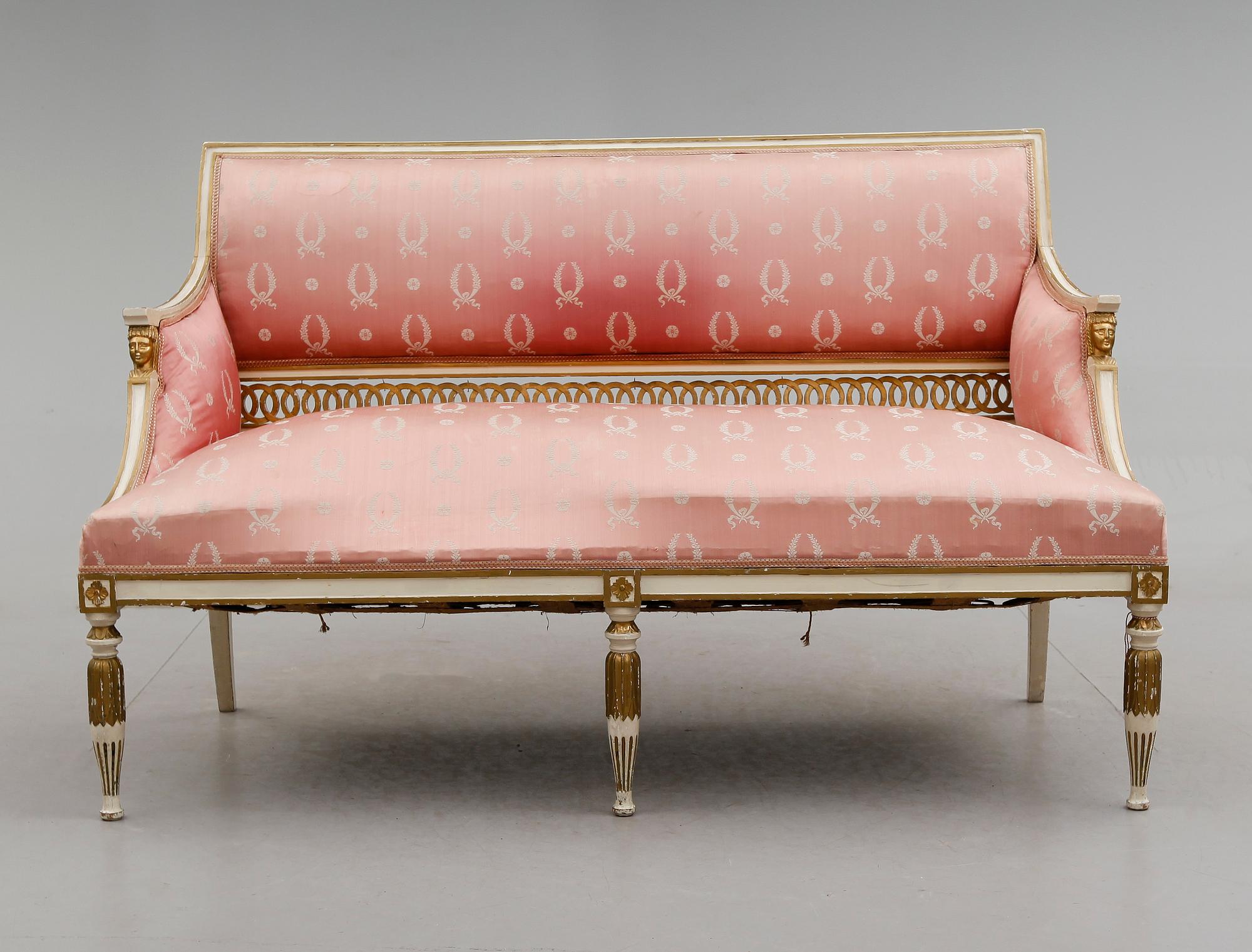 SOFFA, empirestil, 1900-talets första hälft.