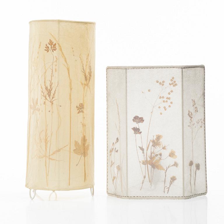 Vanja Sorbon Malmsten, two lamps, second half of the 20th century.