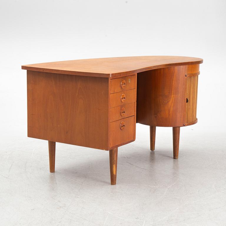 Kai Kristiansen, skrivbord, "Kidney 54",  Feldballes Møbelfabrik, Danmark, 1950/60-tal.