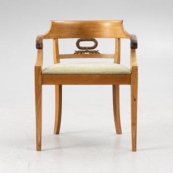 Desk chair, Karl Johan, 19th century.