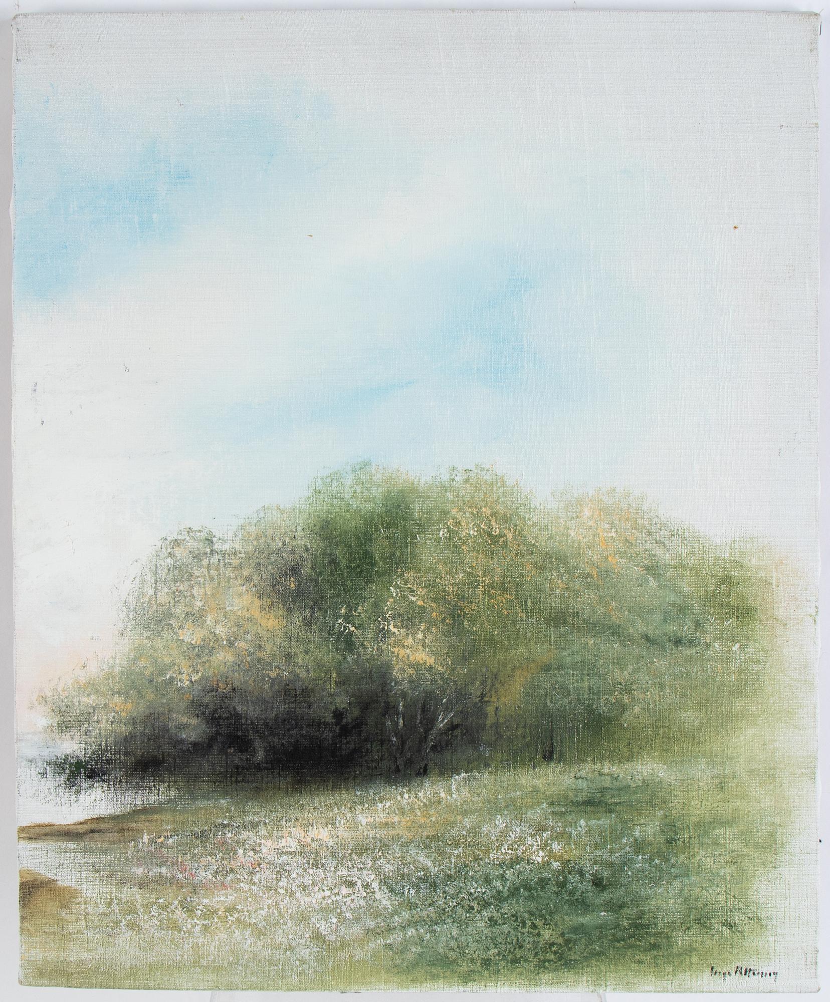 Inge Pettersson, "Vårbjörk", triptyk.