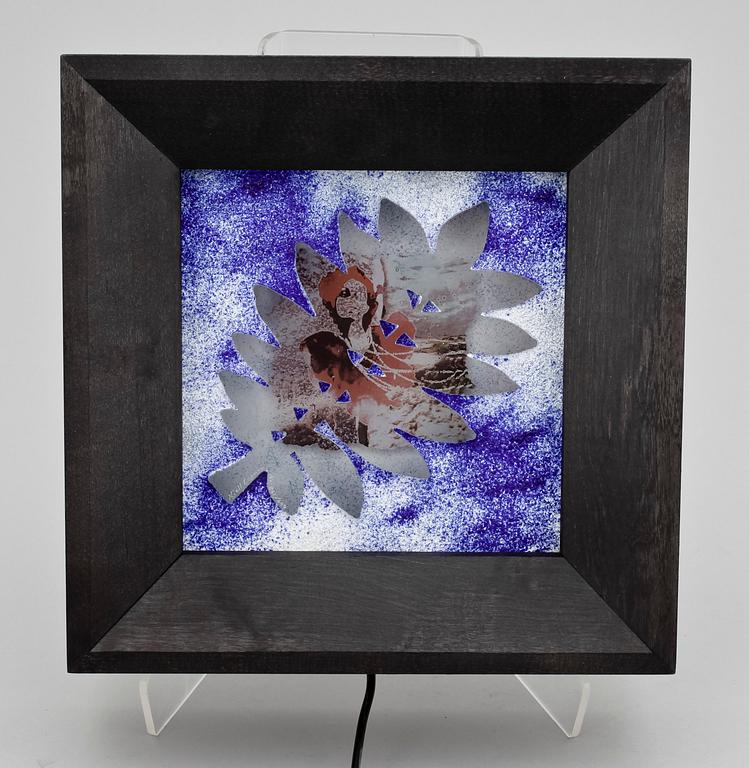 KJELL ENGMAN, skulptur/installation, glas, Kosta Boda, 1900-tal.