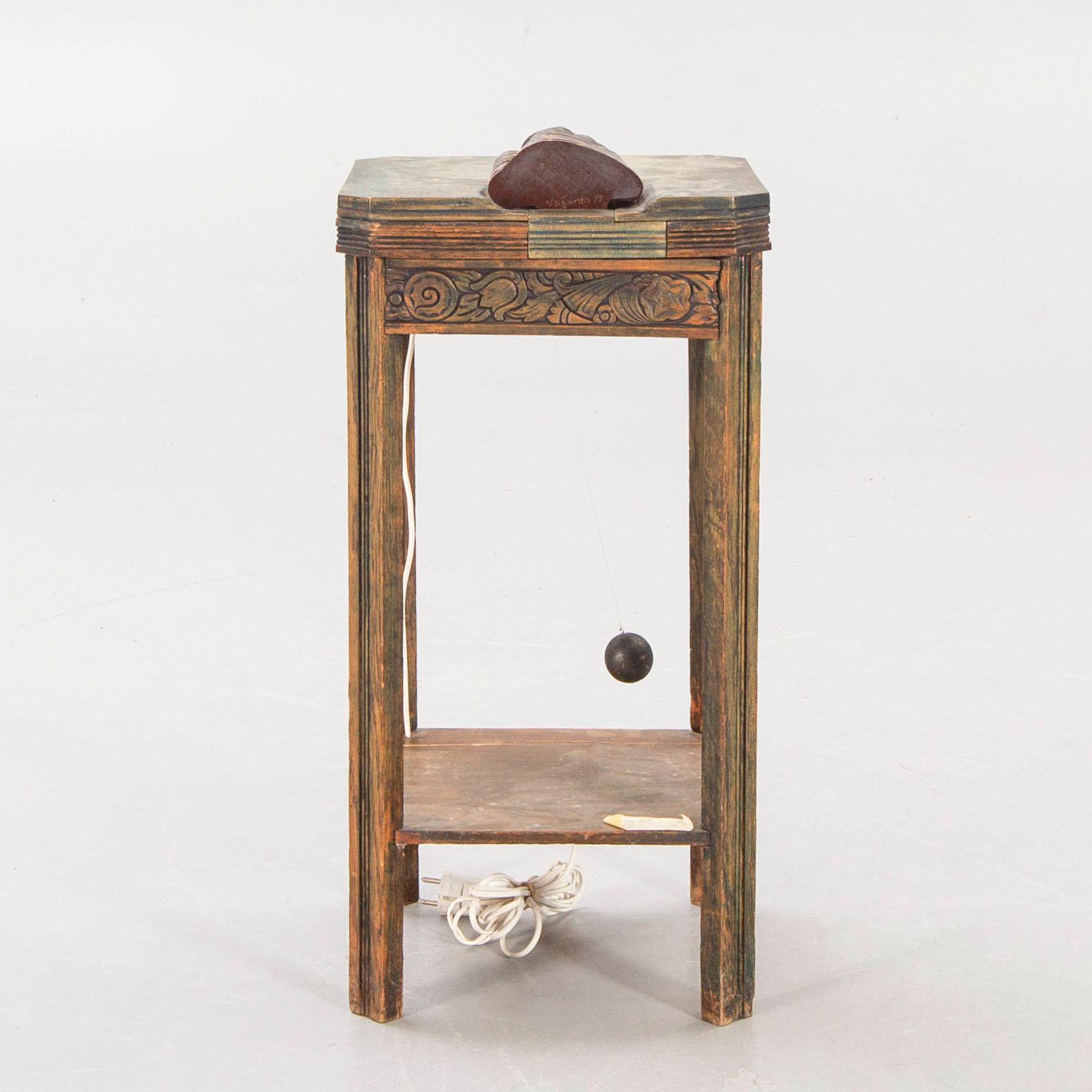 Jack Vanarsky,  cinetic sculpture signed and dated 75.