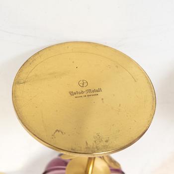 Gunnar Ander, candle holders 7 pcs, Ystad Metall. 20th century, second half.