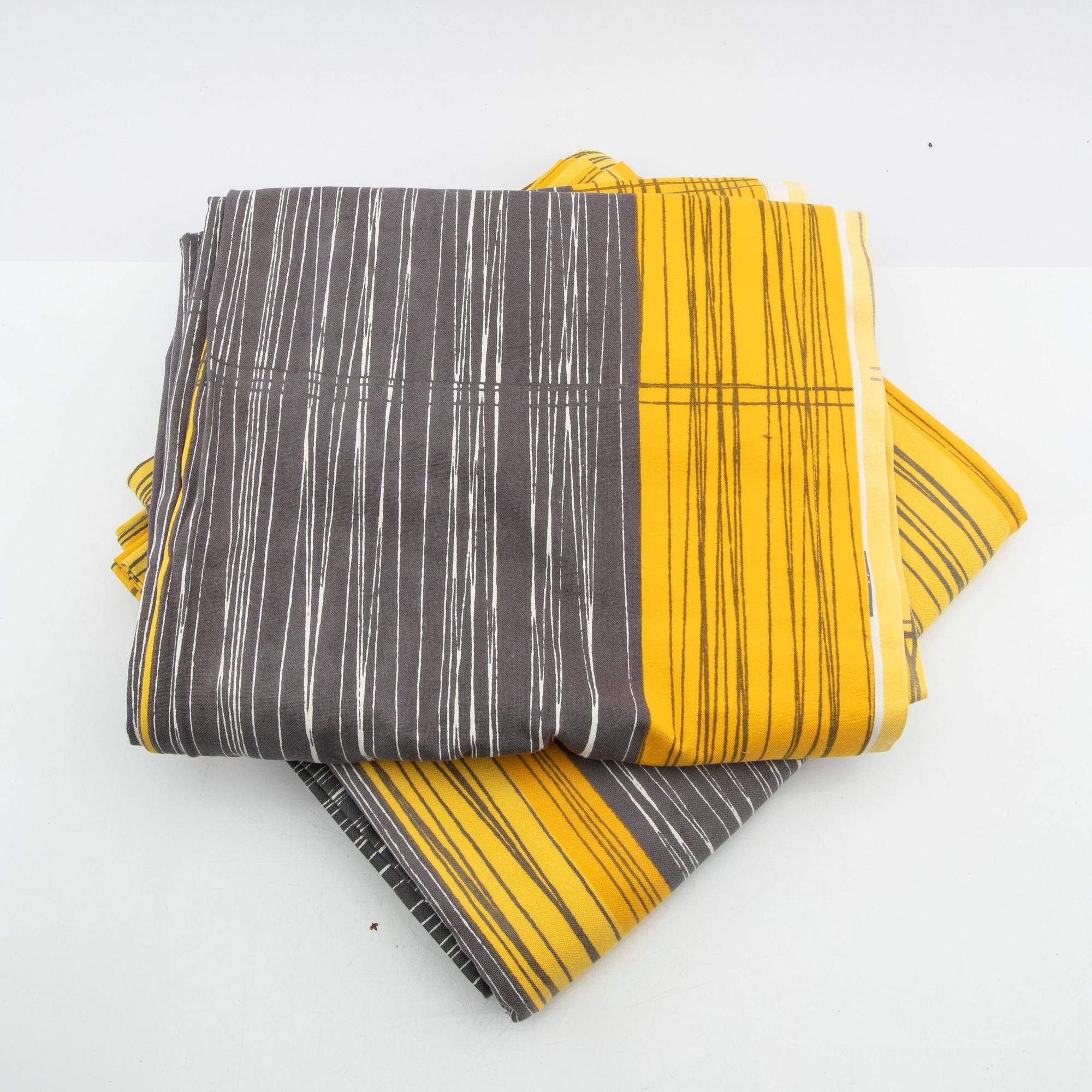 Göta Trådgårdh, Curtains, a pair, "Symphony", Strömma, mid-20th century.