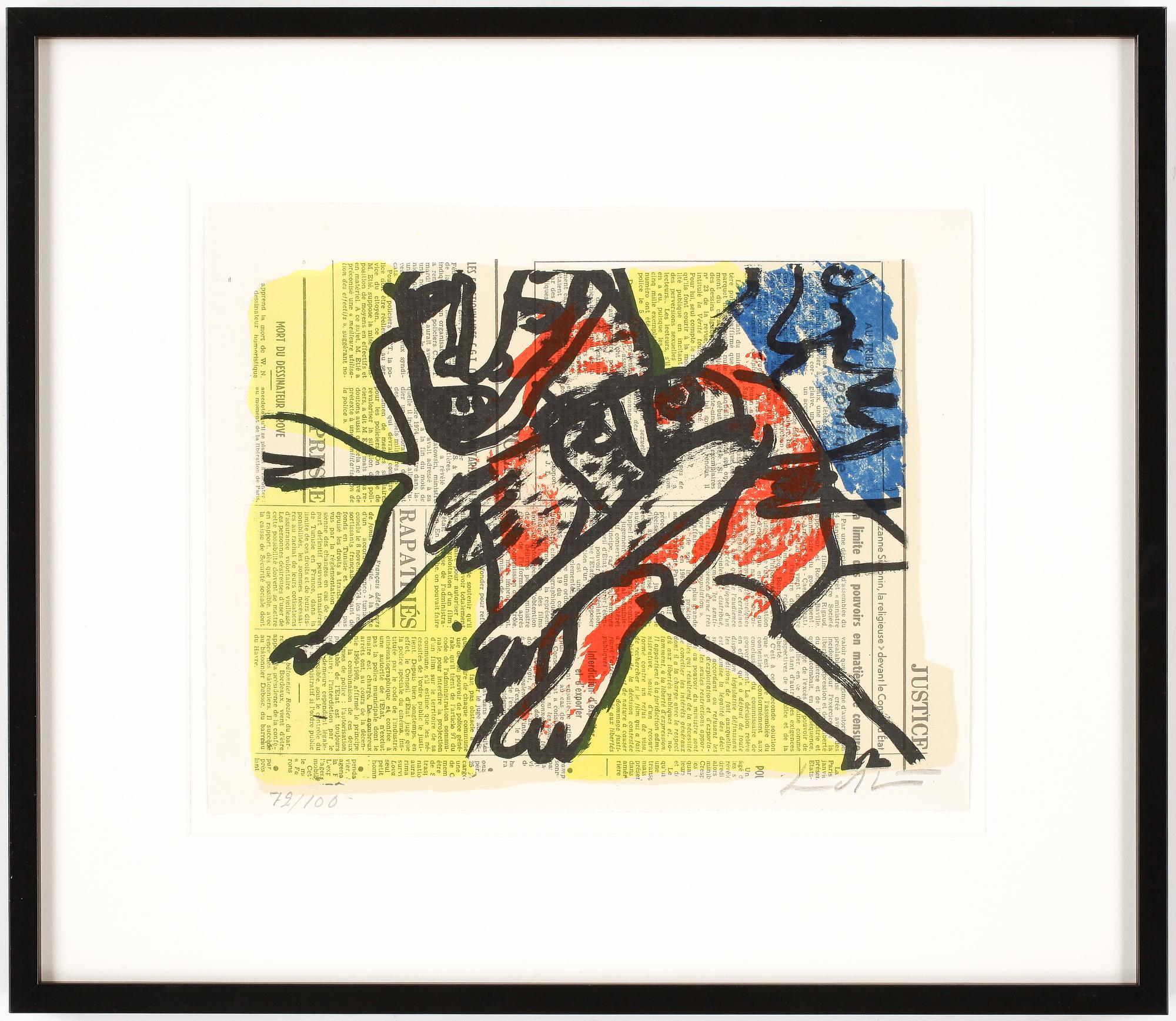 BENGT LINDSTRÖM, färglitografier, ett par, signerade och daterade 72/100.