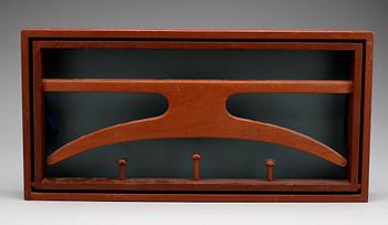 VÄGGHÄNGARE, Adam Hoff & Poul Östergaard för Virum Möbelsnedkeri, Danmark, 1950-60-tal.