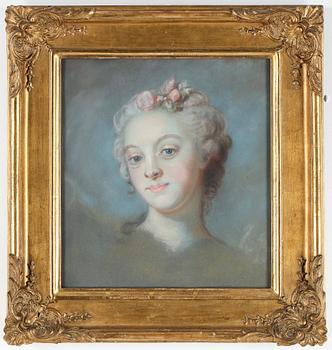 GUSTAF LUNDBERG, efter, pastell, ej signerad, tidigt 1900-tal.