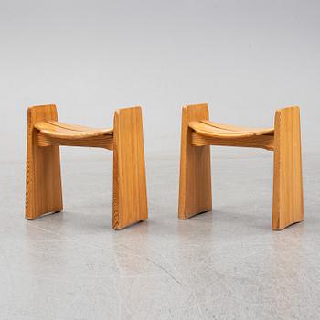Gilbert Marklund, a pair of 'Jonte' chairs, designed 1969.