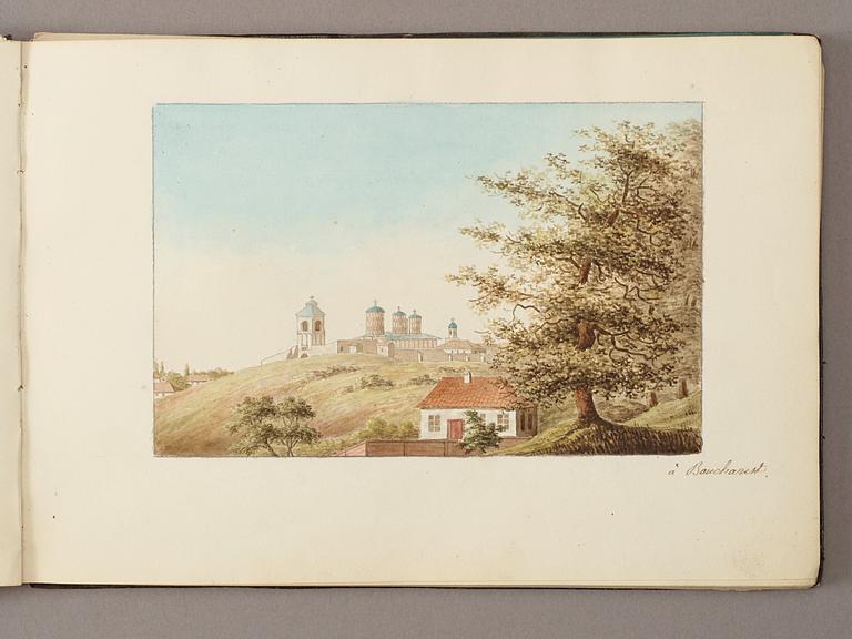 Otto August Malmborg, Album with views from Turkey, Russia, Poland and Sweden.