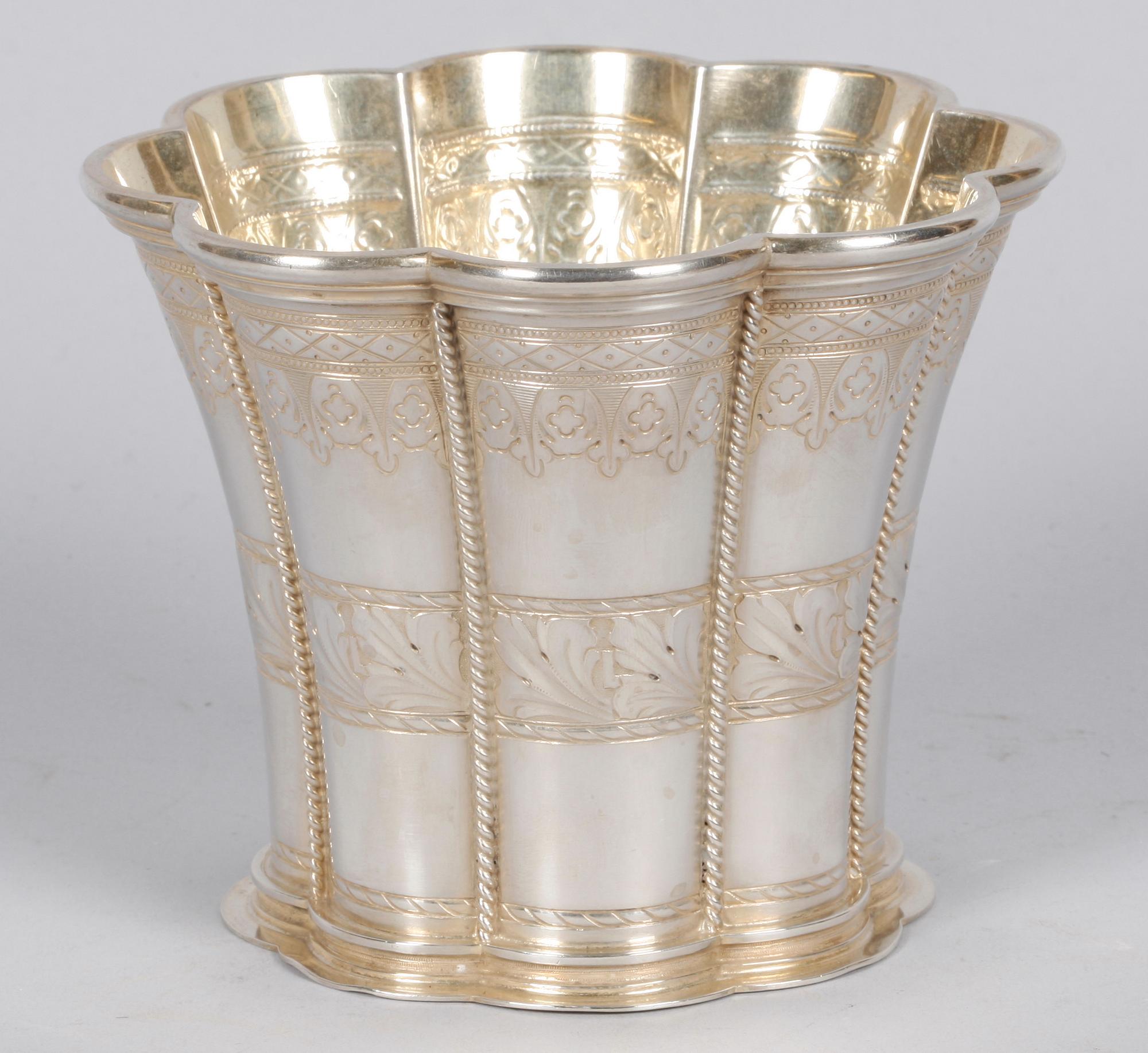 BÄGARE, sterling silver, sk "Margaretabägare". CC Hermann, Danmark.