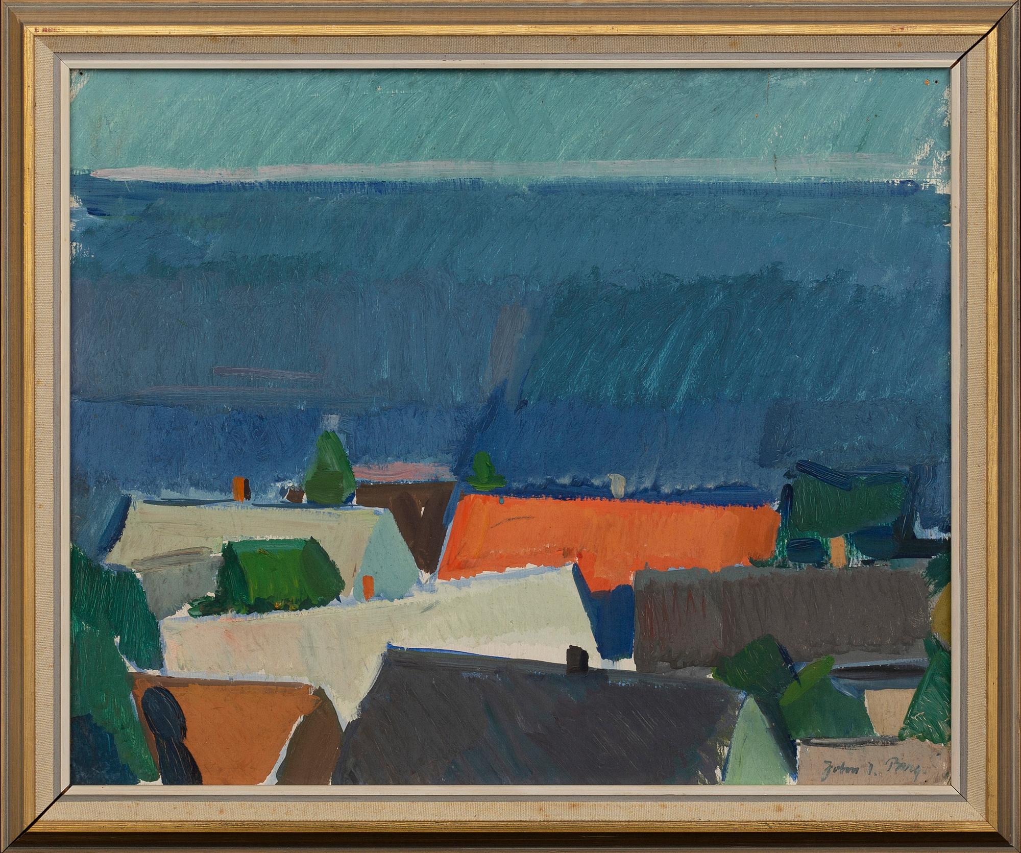 JOHN IVAR BERG, olja på pannå, signerad.