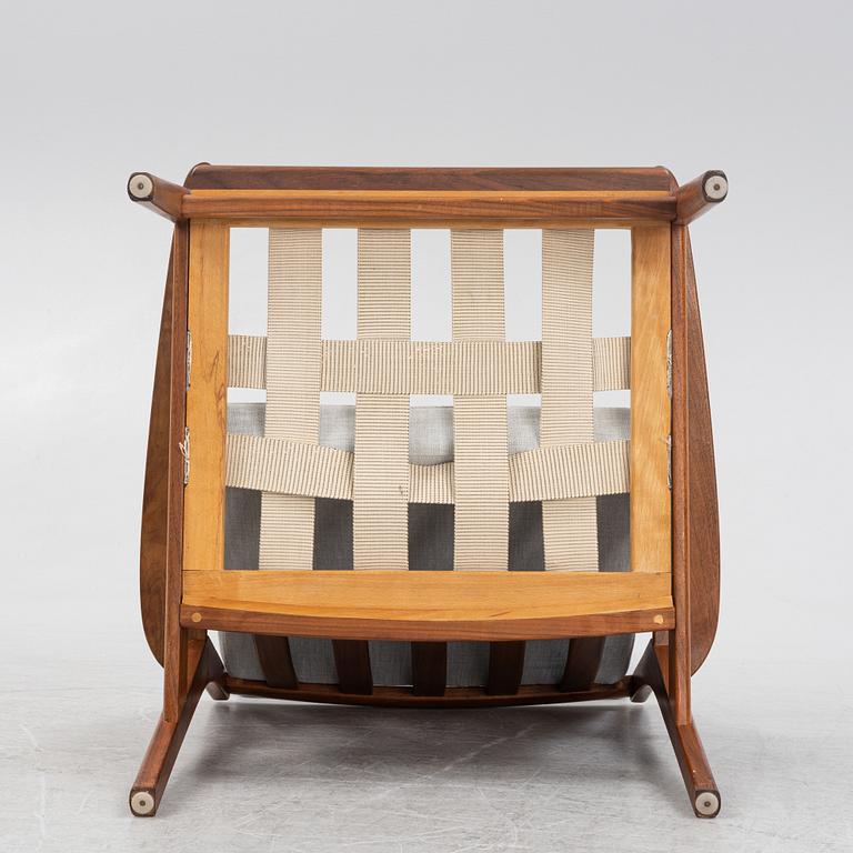 A 1950s/60s teak easy chair.