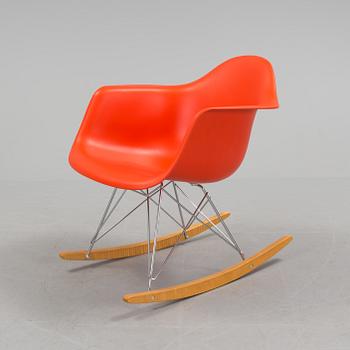 CHARLES & RAY EAMES, a 'RAR' rocking chair from Vitra, 2011.