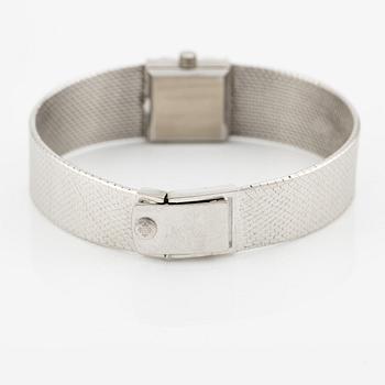 Patek Philippe, wristwatch, "Baguette Diamonds Bezel", 16 x 16 mm.