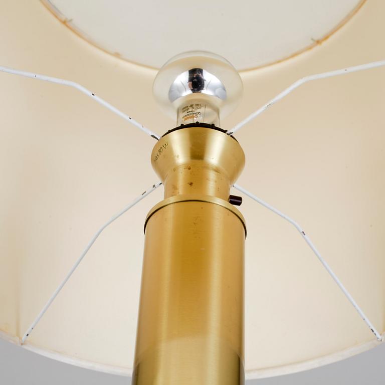 BORDSLAMPA, mässing, 1900-talets tredje kvartal.