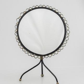 Hans-Agne Jakobsson, a table mirror, Hans-Agne Jakobsson AB, Åhus/Markaryd, 1950's.