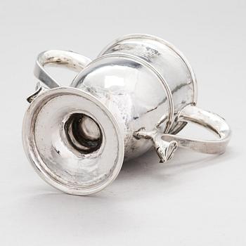 Joseph Lock, A sterling silver double handle goblet, London 1779.