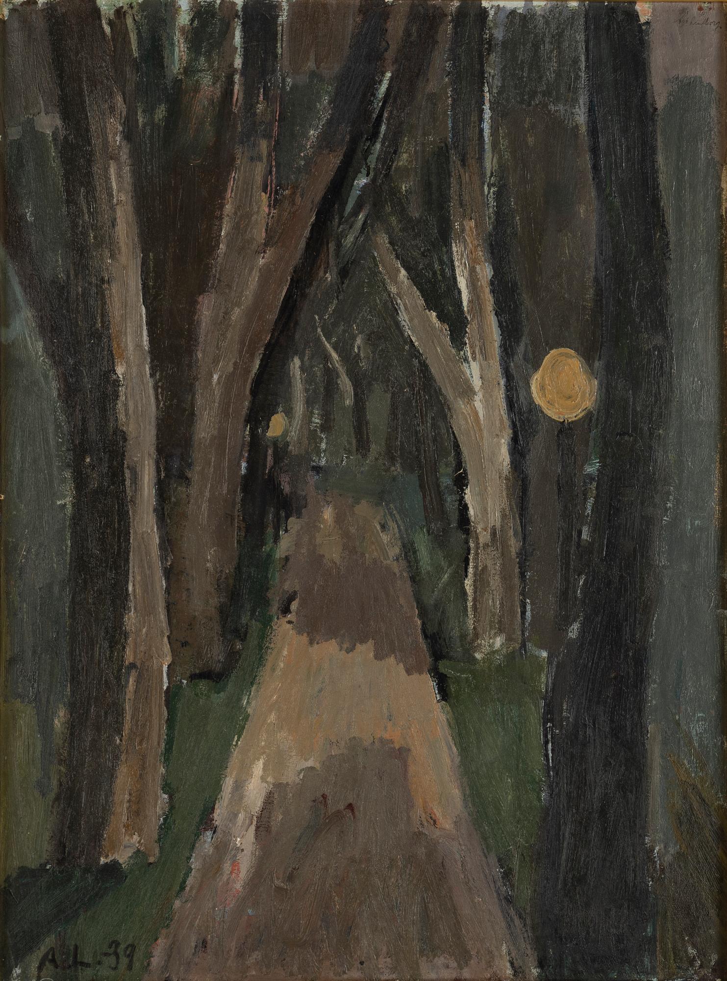 Alf Lindberg, oil on canvas, signed and dated -39.