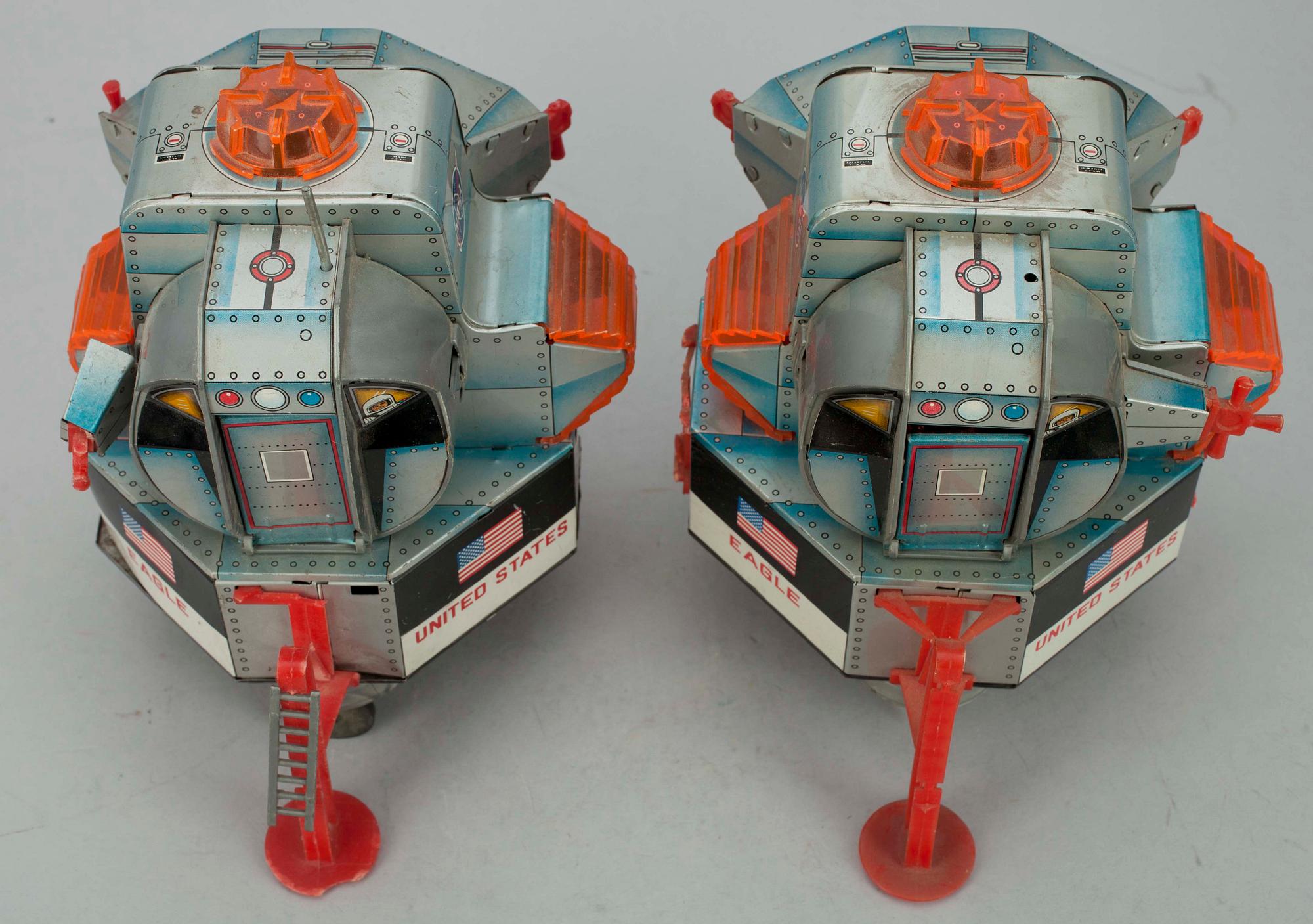 RAKETER 2 ST, Nasa Apollo 11. märkt DSK trademark, Japan 1970-tal.